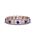 Thumbnail 41 - half-carat-diamond-anniversary-eternity-ring-with-sapphire-in-rose-gold-FDEWB124119ROR(2.00MM)GSABL-NL-RG