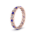 Thumbnail 44 - half-carat-diamond-anniversary-eternity-ring-with-sapphire-in-rose-gold-FDEWB124119ROR(2.00MM)GSABL-NL-RG