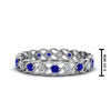 Load image into Gallery viewer, half-carat-diamond-anniversary-eternity-ring-with-sapphire-in-white-gold-FDEWB124119ROR(2.00MM)GSABL-NL-WG