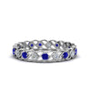 Load image into Gallery viewer, half-carat-diamond-anniversary-eternity-ring-with-sapphire-in-white-gold-FDEWB124119ROR(2.00MM)GSABL-NL-WG