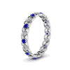 Load image into Gallery viewer, half-carat-diamond-anniversary-eternity-ring-with-sapphire-in-white-gold-FDEWB124119ROR(2.00MM)GSABL-NL-WG