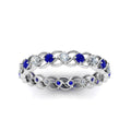 Thumbnail 80 - half-carat-diamond-anniversary-eternity-ring-with-sapphire-in-white-gold-FDEWB124119ROR(2.00MM)GSABL-NL-WG