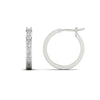 Load image into Gallery viewer, half-carat-channel-set-diamond-hoop-earring-in-platinum-fdear3970angle2-nl-wg