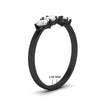 Load image into Gallery viewer, half-carat-diamond-teardrop-5-stone-wedding-band-in-black-gold-fdwb8008peangle2-0.50ct-nl-bg-hw