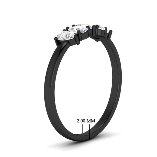 half-carat-diamond-teardrop-5-stone-wedding-band-in-black-gold-fdwb8008peangle2-0.50ct-nl-bg-hw
