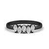Load image into Gallery viewer, half-carat-diamond-teardrop-5-stone-wedding-band-in-black-gold-fdwb8008pesleep-0.50ct-nl-bg