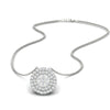 Load image into Gallery viewer, half-carat-double-halo-diamond-cluster-pendant-in-FDPD11390ANGLE1-NL-WG