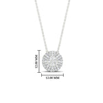 Load image into Gallery viewer, half-carat-double-halo-diamond-cluster-pendant-in-FDPD11390ANGLE1-NL-WG
