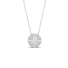 Load image into Gallery viewer, half-carat-double-halo-diamond-cluster-pendant-in-FDPD11390ANGLE1-NL-WG