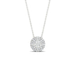 Load image into Gallery viewer, half-carat-double-halo-diamond-cluster-pendant-in-FDPD11390ANGLE1-NL-WG
