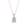 Load image into Gallery viewer, half-carat-emerald-cut-diamond-filigree-pendant-in-FDPD10681EM-0.50CTANGLE2-NL-RG