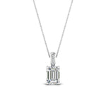 Load image into Gallery viewer, half-carat-emerald-cut-diamond-filigree-pendant-in-FDPD10681EM-0.50CTANGLE2-NL-WG
