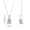 Load image into Gallery viewer, half-carat-emerald-cut-diamond-filigree-pendant-in-FDPD10681EM-0.50CTANGLE2-NL-WG