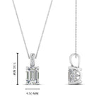 Load image into Gallery viewer, half-carat-emerald-cut-diamond-filigree-pendant-in-FDPD10681EM-0.50CTANGLE2-NL-WG
