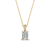 Load image into Gallery viewer, half-carat-emerald-cut-diamond-filigree-pendant-in-FDPD10681EM-0.50CTANGLE2-NL-YG
