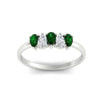 Load image into Gallery viewer, half-carat-emerald-teardrop-5-stone-wedding-band-in-white-gold-fdwb8008pegemgrangle5-0.50ct-nl-wg.jpg
