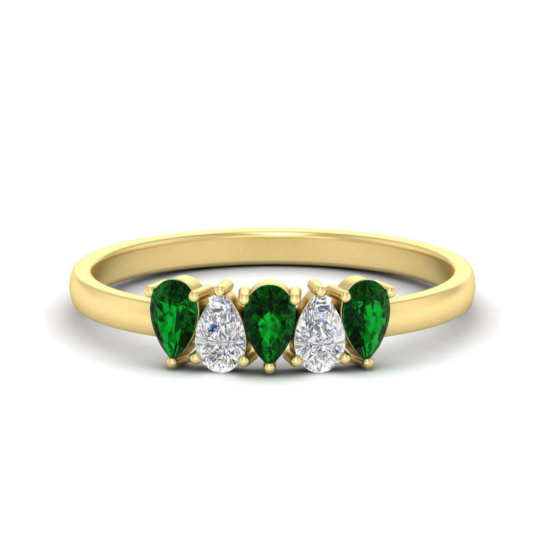 half-carat-emerald-teardrop-5-stone-wedding-band-in-yellow-gold-fdwb8008pegemgrsleep-0.50ct-nl-yg.jpg