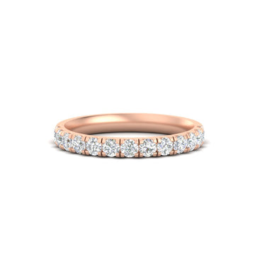 Classic French Pave Wedding Band