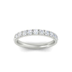 Load image into Gallery viewer, half-carat-french-pave-diamond-band-in-white-gold-FD9331ROBANGLE5-0.50CT-NL-WG
