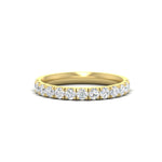 Load image into Gallery viewer, half-carat-french-pave-diamond-band-in-yellow-gold-FD9331ROB-0.50CT-NL-YG

