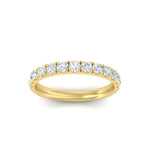 Load image into Gallery viewer, half-carat-french-pave-diamond-band-in-yellow-gold-FD9331ROBANGLE5-0.50CT-NL-YG
