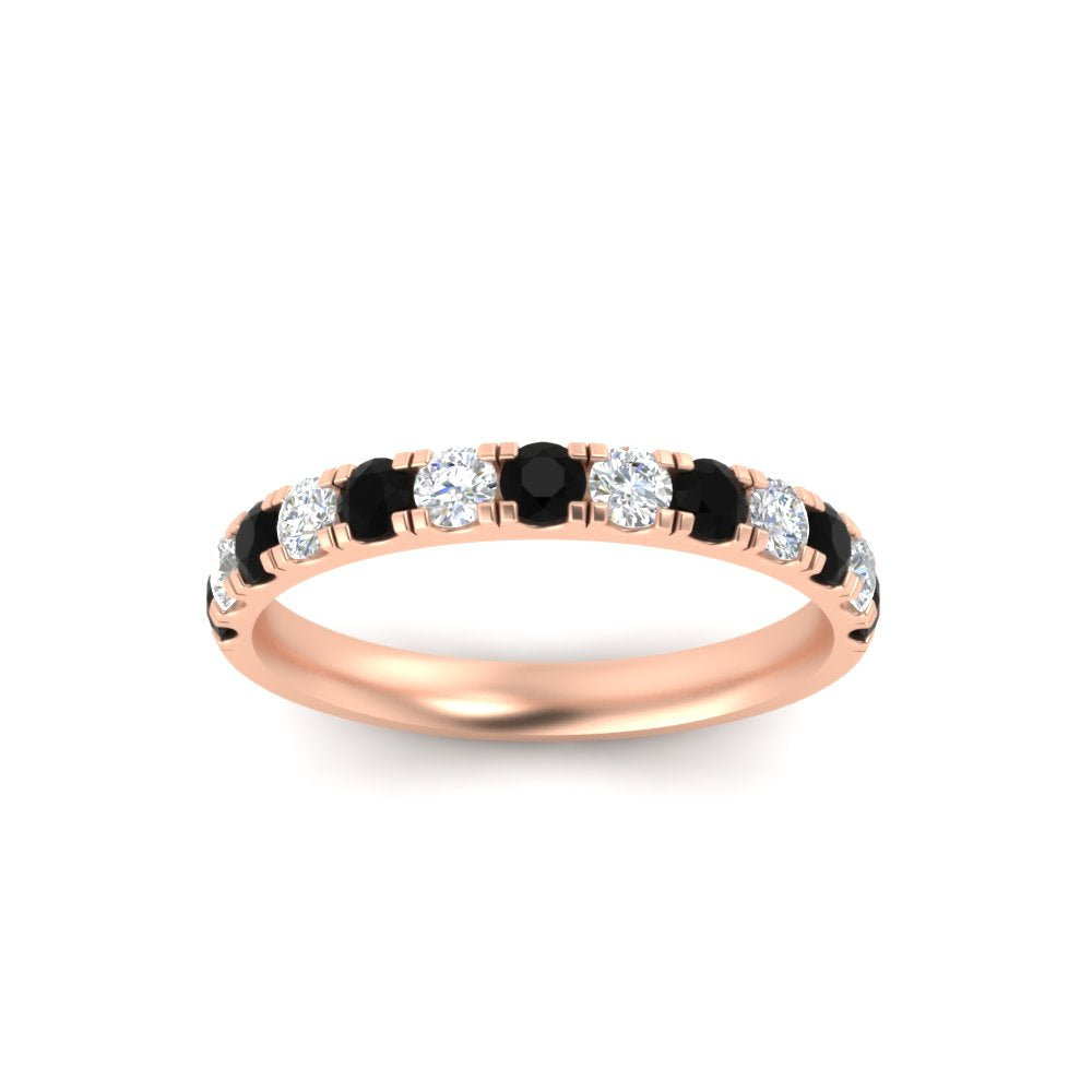 half-carat-french-pave-diamond-band-with-black-diamond-in-rose-gold-FD9331ROBGBLACKANGLE5-0.50CT-NL-RG