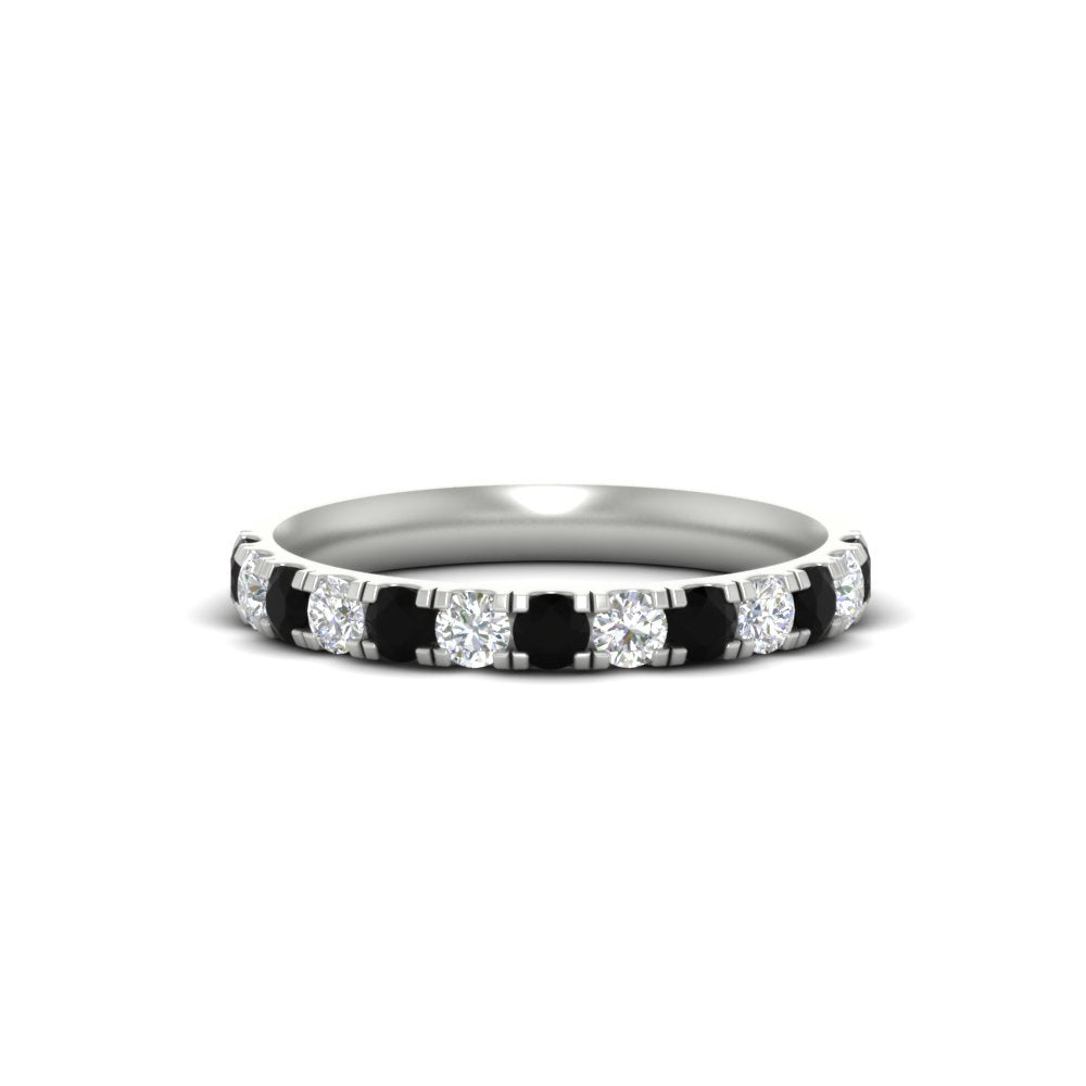 half-carat-french-pave-diamond-band-with-black-diamond-in-white-gold-FD9331ROBGBLACK-0.50CT-NL-WG