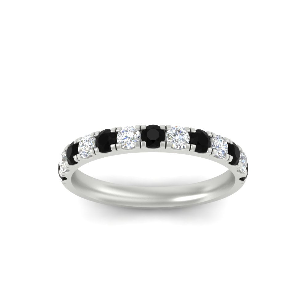 half-carat-french-pave-diamond-band-with-black-diamond-in-white-gold-FD9331ROBGBLACKANGLE5-0.50CT-NL-WG