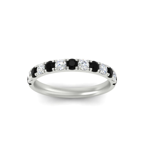 half-carat-french-pave-diamond-band-with-black-diamond-in-white-gold-FD9331ROBGBLACKANGLE5-0.50CT-NL-WG