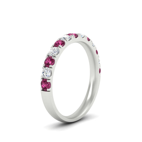 half-carat-french-pave-diamond-band-with-pink-sapphire-in-white-gold-FD9331ROBGSADRPIANGLE2-0.50CT-NL-WG