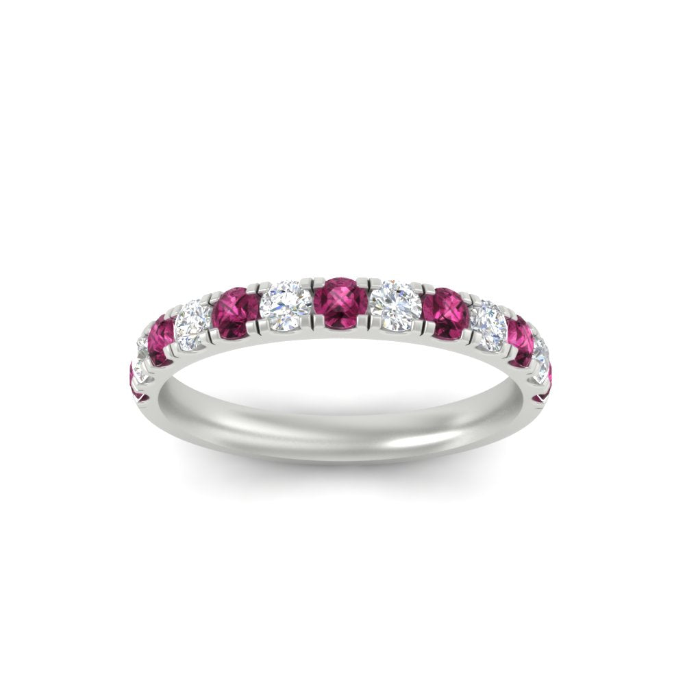 half-carat-french-pave-diamond-band-with-pink-sapphire-in-white-gold-FD9331ROBGSADRPIANGLE5-0.50CT-NL-WG