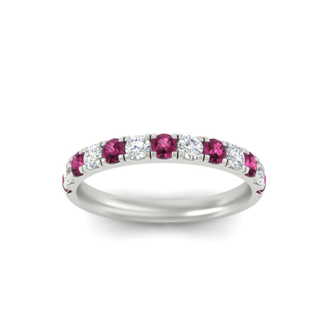 half-carat-french-pave-diamond-band-with-pink-sapphire-in-white-gold-FD9331ROBGSADRPIANGLE5-0.50CT-NL-WG