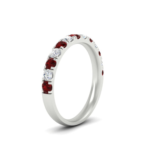 half-carat-french-pave-diamond-band-with-ruby-in-white-gold-FD9331ROBGRUDRANGLE2-0.50CT-NL-WG