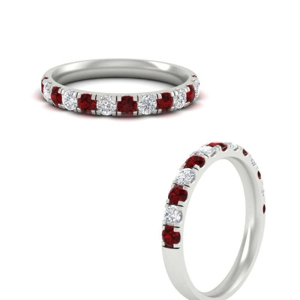 half-carat-french-pave-diamond-band-with-ruby-in-white-gold-FD9331ROBGRUDRANGLE3-0.50CT-NL-WG