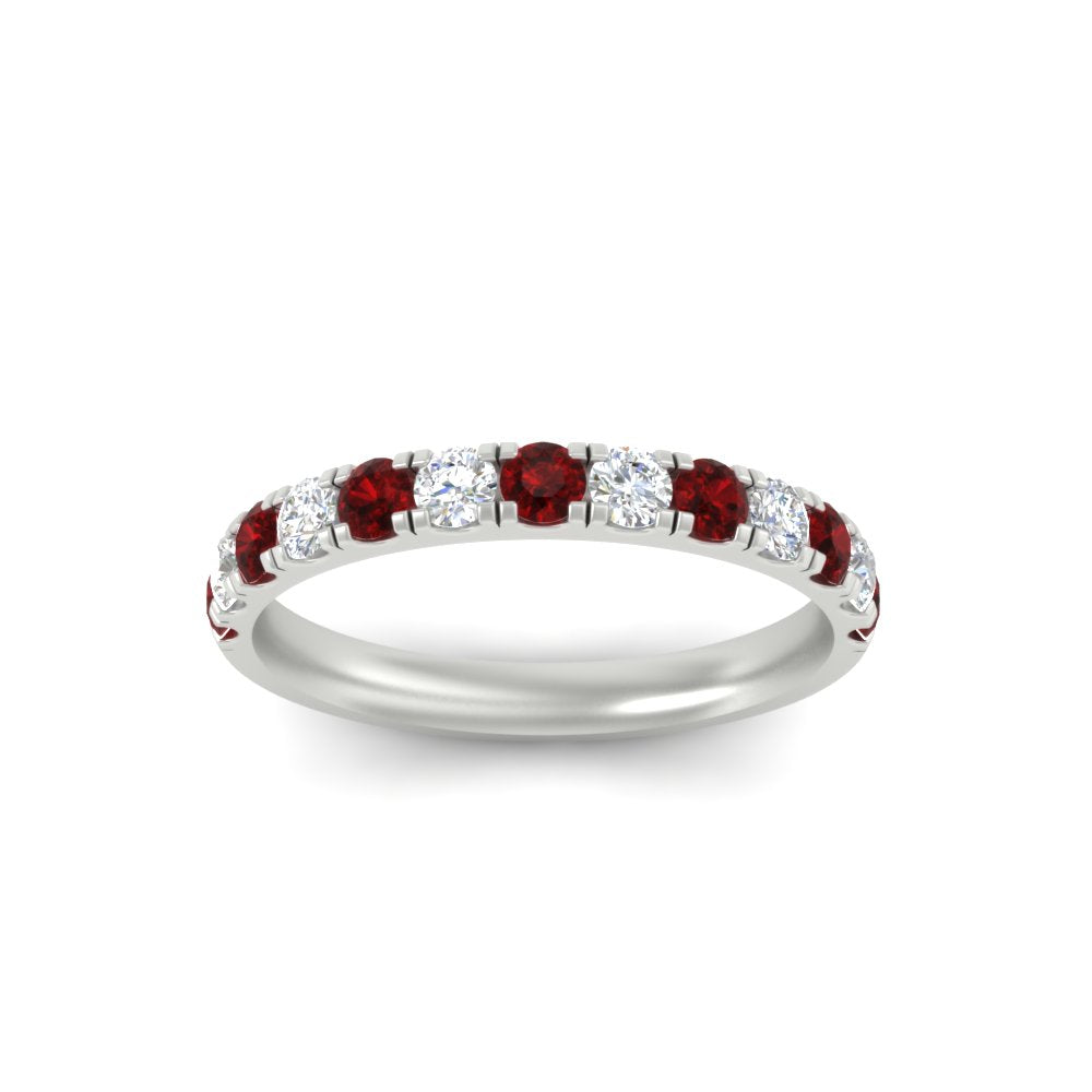 half-carat-french-pave-diamond-band-with-ruby-in-white-gold-FD9331ROBGRUDRANGLE5-0.50CT-NL-WG