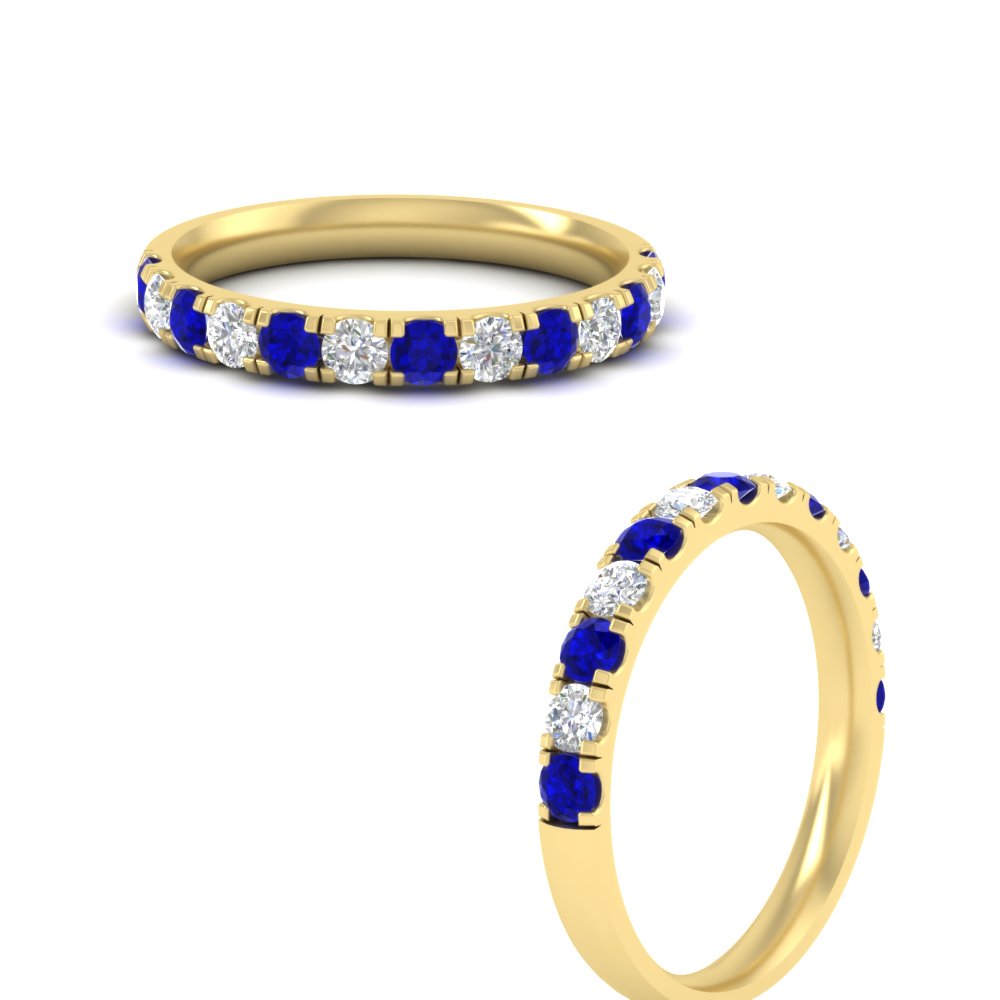 half-carat-french-pave-diamond-band-with-sapphire-in-yellow-gold-FD9331ROBGSABLANGLE3-0.50CT-NL-YG