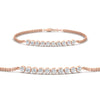 Load image into Gallery viewer, half-carat-gold-chain-bar-diamond-bracelet-in-rose-gold-FDBRC10587RO-0.50CT-NL-RG.jpg?v=1774334805