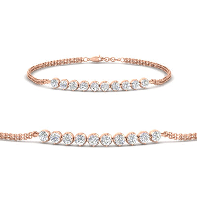14k Rose Gold / Diamond / Lab Grown