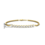 Load image into Gallery viewer, Round Gold Chain Bar Bracelet
