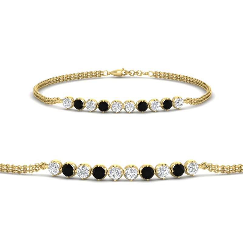 half-carat-gold-chain-bar-diamond-bracelet-with-black-diamond-in-yellow-gold-FDBRC10587ROGBLACK-0.50CT-NL-YG.jpg?v=1774334805