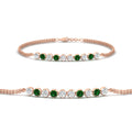 Thumbnail 21 - half-carat-gold-chain-bar-diamond-bracelet-with-emerald-in-rose-gold-FDBRC10587ROGEMGR-0.50CT-NL-RG.jpg?v=1774334805