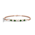 Thumbnail 23 - half-carat-gold-chain-bar-diamond-bracelet-with-emerald-in-rose-gold-FDBRC10587ROGEMGRANGLE1-0.50CT-NL-RG-HW.jpg?v=1774334805