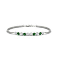 Thumbnail 50 - half-carat-gold-chain-bar-diamond-bracelet-with-emerald-in-white-gold-FDBRC10587ROGEMGRANGLE1-0.50CT-NL-WG.jpg?v=1774334805