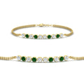 Thumbnail 69 - half-carat-gold-chain-bar-diamond-bracelet-with-emerald-in-yellow-gold-FDBRC10587ROGEMGR-0.50CT-NL-YG.jpg?v=1774334805
