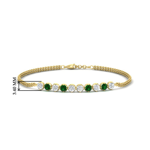 half-carat-gold-chain-bar-diamond-bracelet-with-emerald-in-yellow-gold-FDBRC10587ROGEMGRANGLE1-0.50CT-NL-YG-HW.jpg?v=1774334805