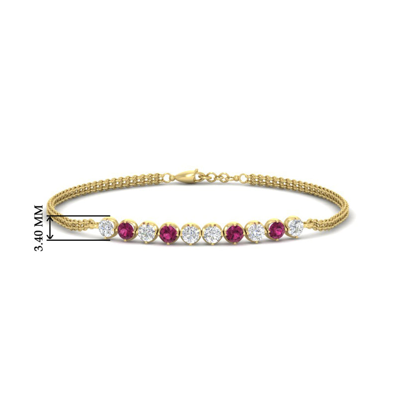 half-carat-gold-chain-bar-diamond-bracelet-with-pink-sapphire-in-yellow-gold-FDBRC10587ROGSADRPIANGLE1-0.50CT-NL-YG-HW.jpg?v=1774334805