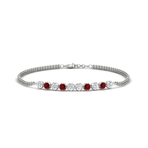 half-carat-gold-chain-bar-diamond-bracelet-with-ruby-in-platinum-FDBRC10587ROGRUDRANGLE1-0.50CT-NL-WG.jpg?v=1775623697