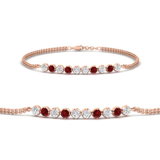 half-carat-gold-chain-bar-diamond-bracelet-with-ruby-in-rose-gold-FDBRC10587ROGRUDR-0.50CT-NL-RG.jpg?v=1774334805