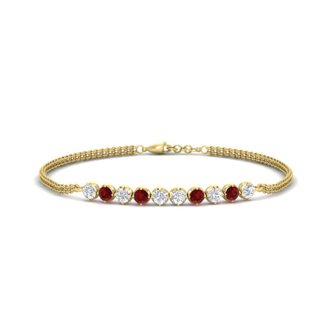 half-carat-gold-chain-bar-diamond-bracelet-with-ruby-in-yellow-gold-FDBRC10587ROGRUDRANGLE1-0.50CT-NL-YG.jpg?v=1774334805