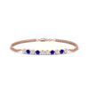 Load image into Gallery viewer, half-carat-gold-chain-bar-diamond-bracelet-with-sapphire-in-rose-gold-FDBRC10587ROGSABLANGLE1-0.50CT-NL-RG.jpg?v=1774334805